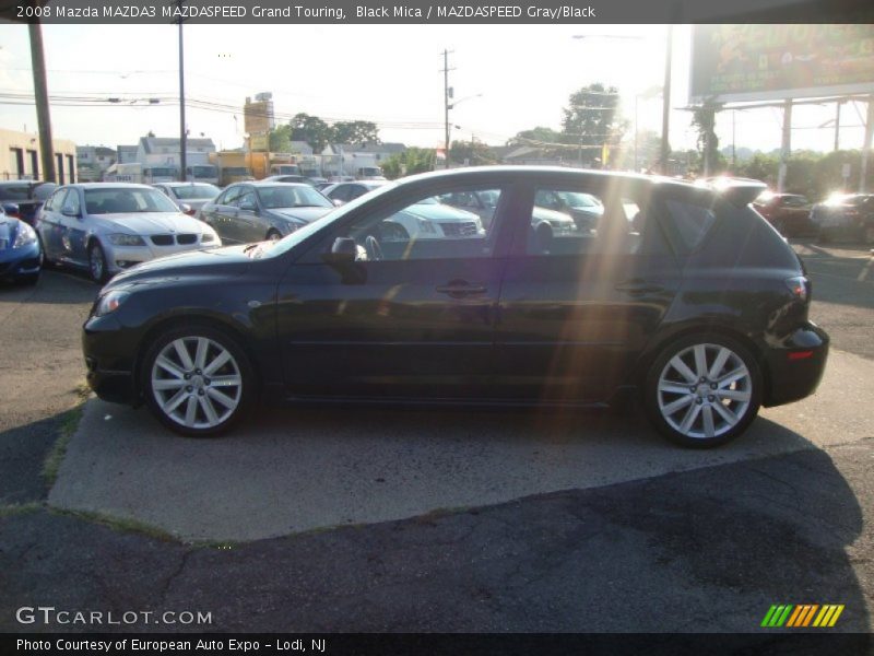 Black Mica / MAZDASPEED Gray/Black 2008 Mazda MAZDA3 MAZDASPEED Grand Touring