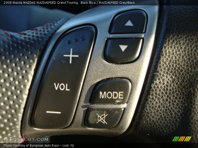 Black Mica / MAZDASPEED Gray/Black 2008 Mazda MAZDA3 MAZDASPEED Grand Touring