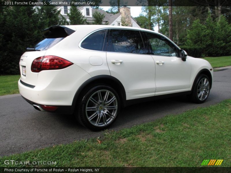 Sand White / Platinum Grey 2011 Porsche Cayenne S