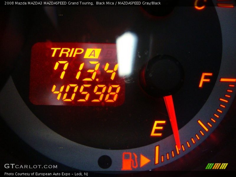 Black Mica / MAZDASPEED Gray/Black 2008 Mazda MAZDA3 MAZDASPEED Grand Touring