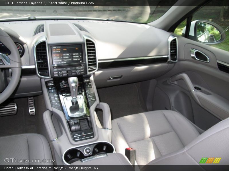 Sand White / Platinum Grey 2011 Porsche Cayenne S
