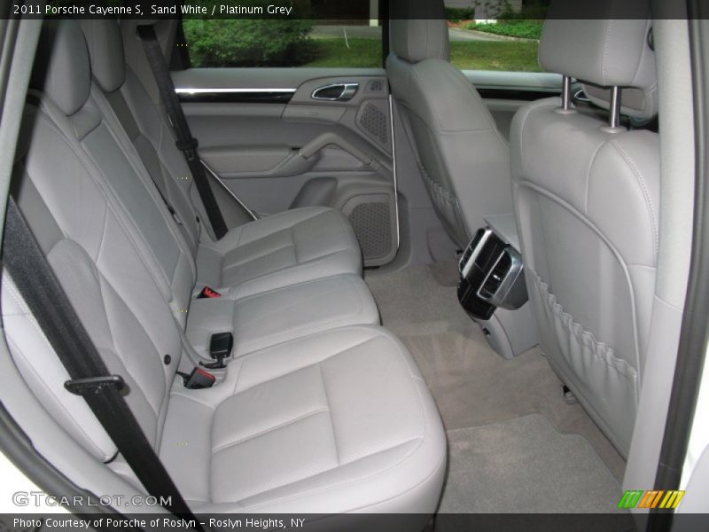 Sand White / Platinum Grey 2011 Porsche Cayenne S