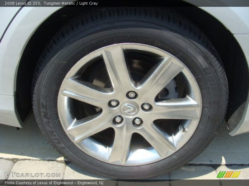 Tungsten Metallic / Light Gray 2008 Lexus ES 350