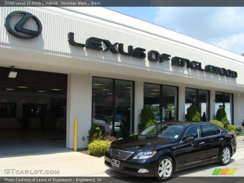Obsidian Black / Black 2008 Lexus LS 600h L Hybrid