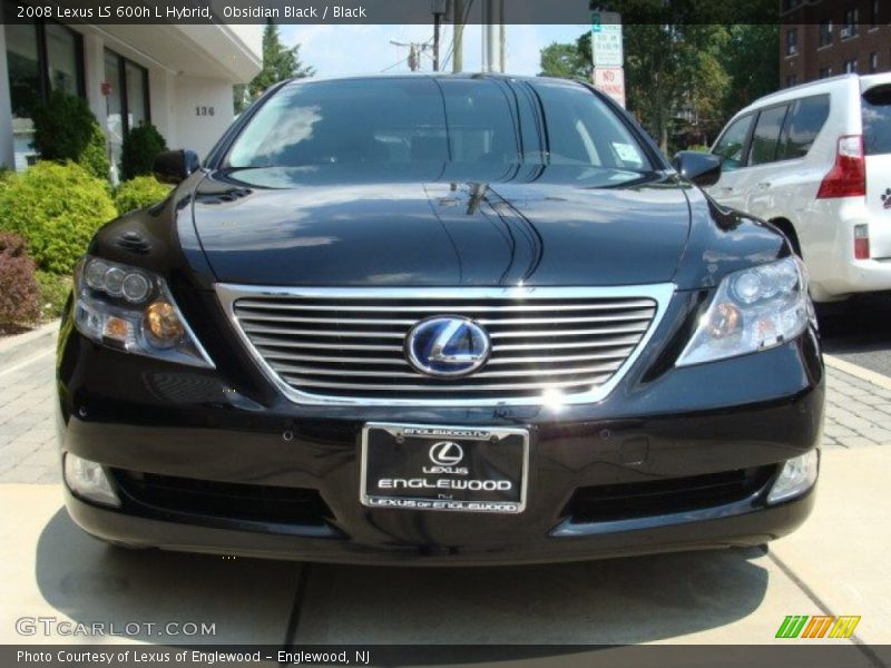 Obsidian Black / Black 2008 Lexus LS 600h L Hybrid