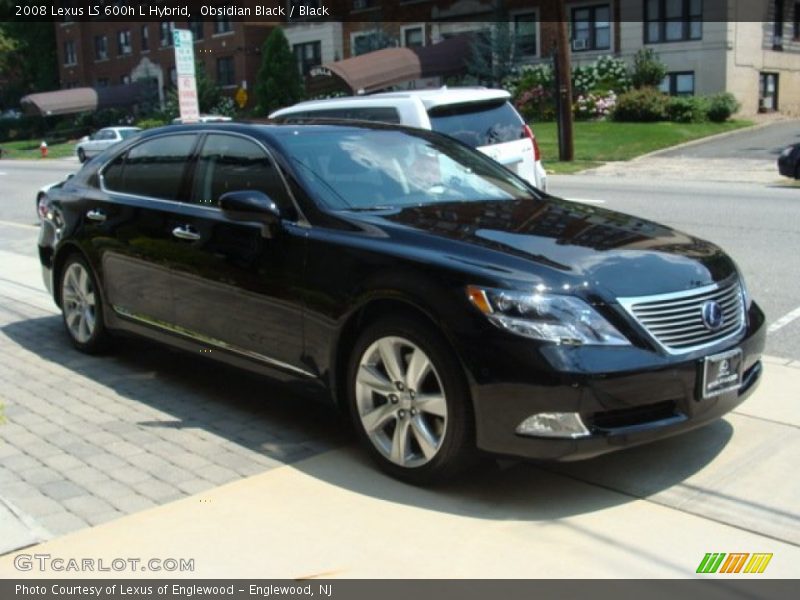 Obsidian Black / Black 2008 Lexus LS 600h L Hybrid