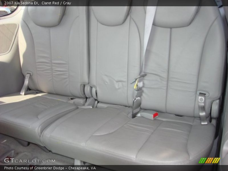 Claret Red / Gray 2007 Kia Sedona EX