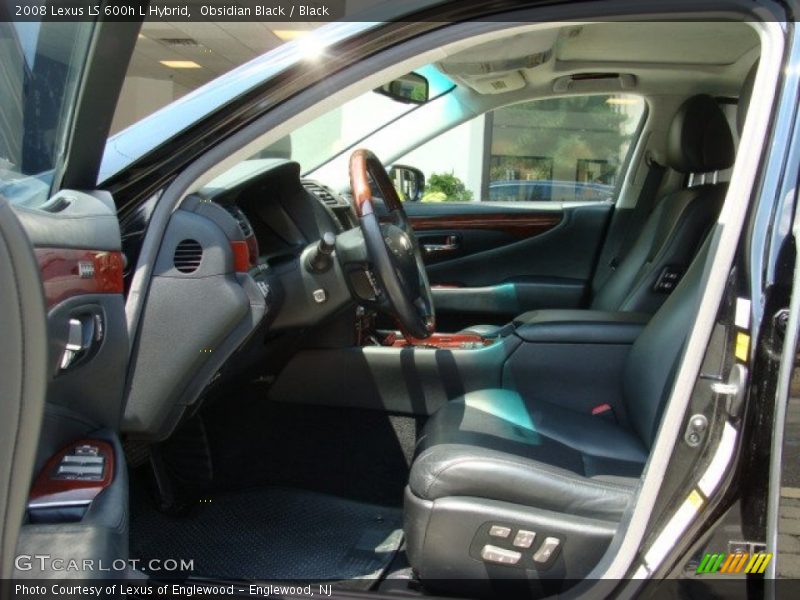 Obsidian Black / Black 2008 Lexus LS 600h L Hybrid