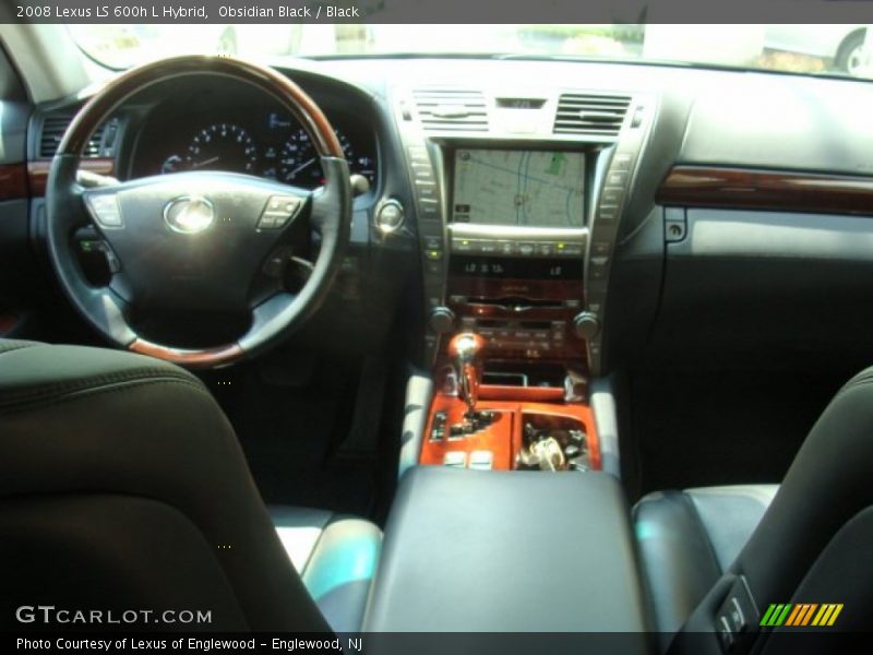 Obsidian Black / Black 2008 Lexus LS 600h L Hybrid