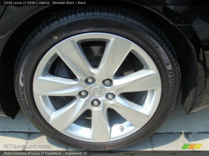 Obsidian Black / Black 2008 Lexus LS 600h L Hybrid