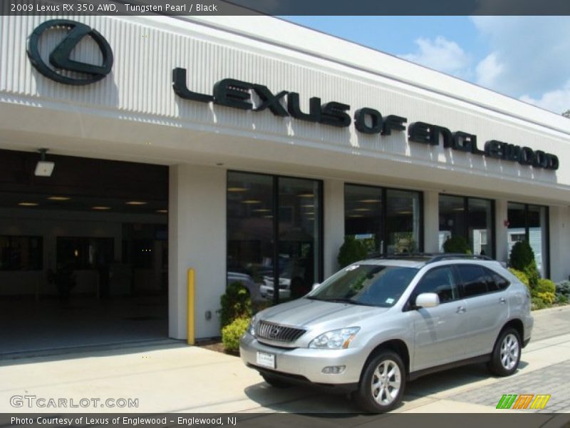 Tungsten Pearl / Black 2009 Lexus RX 350 AWD