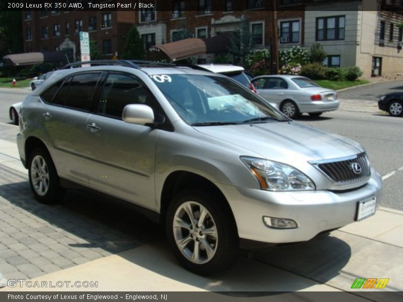 Tungsten Pearl / Black 2009 Lexus RX 350 AWD