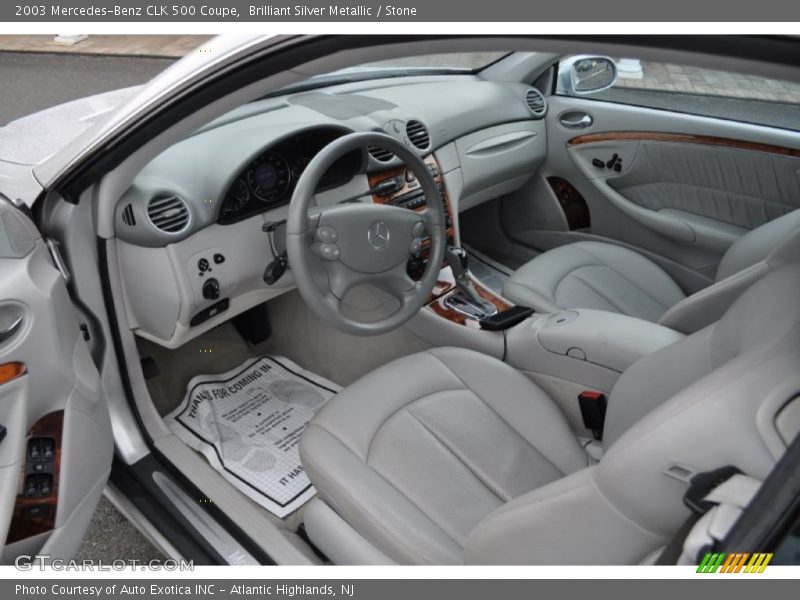  2003 CLK 500 Coupe Stone Interior