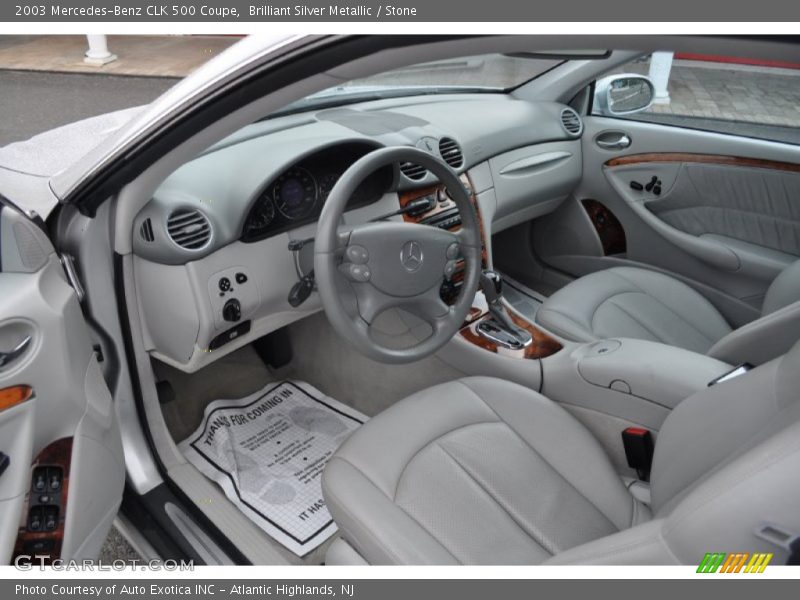  2003 CLK 500 Coupe Stone Interior