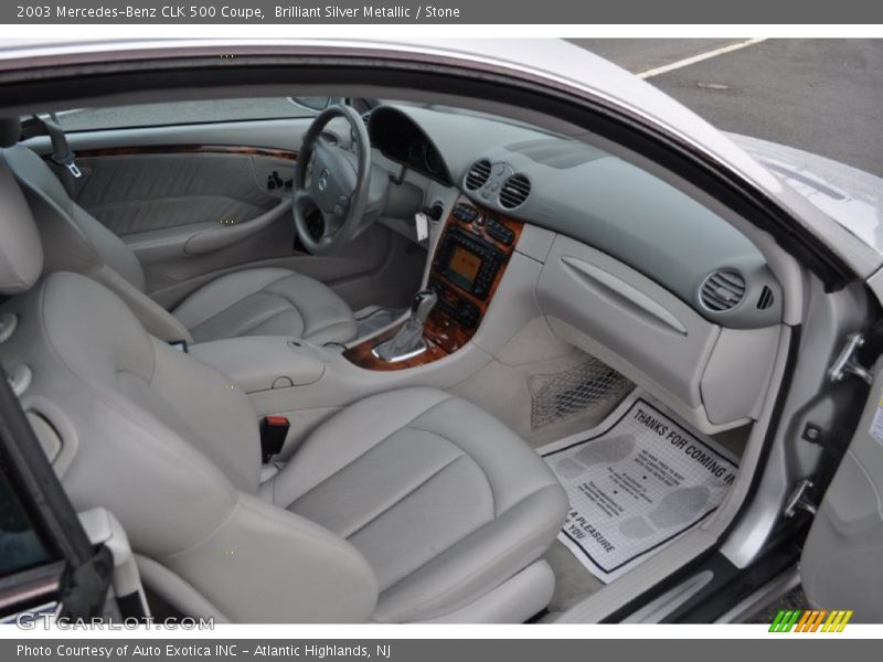  2003 CLK 500 Coupe Stone Interior