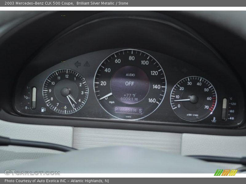  2003 CLK 500 Coupe 500 Coupe Gauges