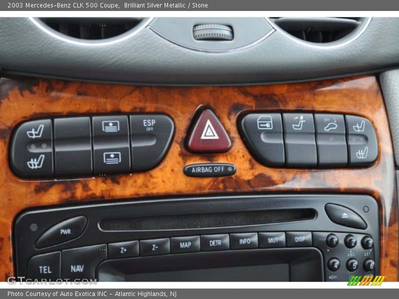 Controls of 2003 CLK 500 Coupe