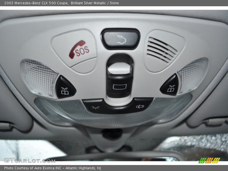 Controls of 2003 CLK 500 Coupe