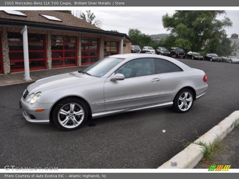  2003 CLK 500 Coupe Brilliant Silver Metallic