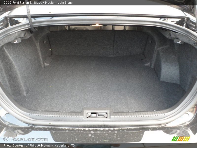 Black / Medium Light Stone 2012 Ford Fusion S