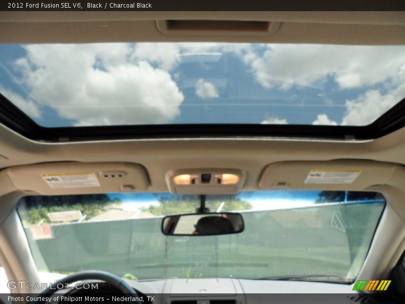 Black / Charcoal Black 2012 Ford Fusion SEL V6