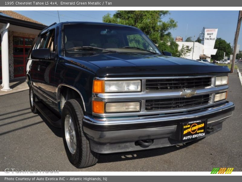 Emerald Green Metallic / Tan 1995 Chevrolet Tahoe LS 4x4