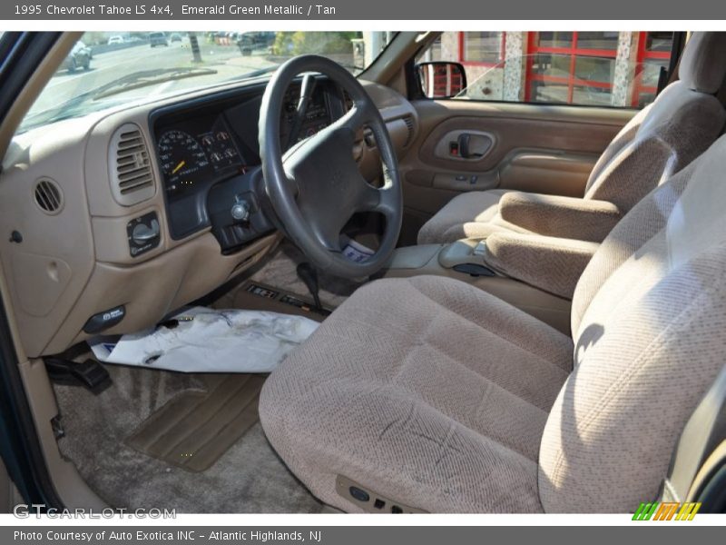 Emerald Green Metallic / Tan 1995 Chevrolet Tahoe LS 4x4