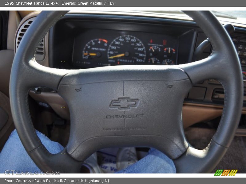 Emerald Green Metallic / Tan 1995 Chevrolet Tahoe LS 4x4