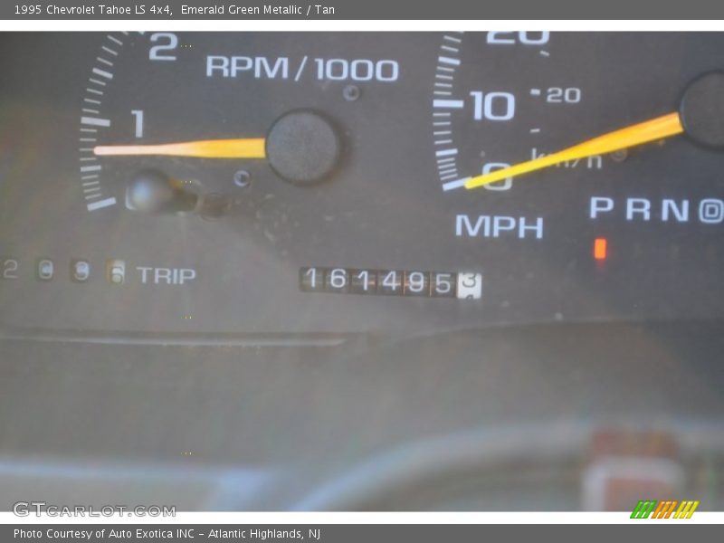 Emerald Green Metallic / Tan 1995 Chevrolet Tahoe LS 4x4
