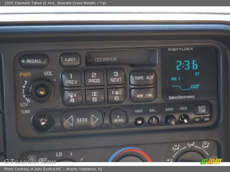 Emerald Green Metallic / Tan 1995 Chevrolet Tahoe LS 4x4