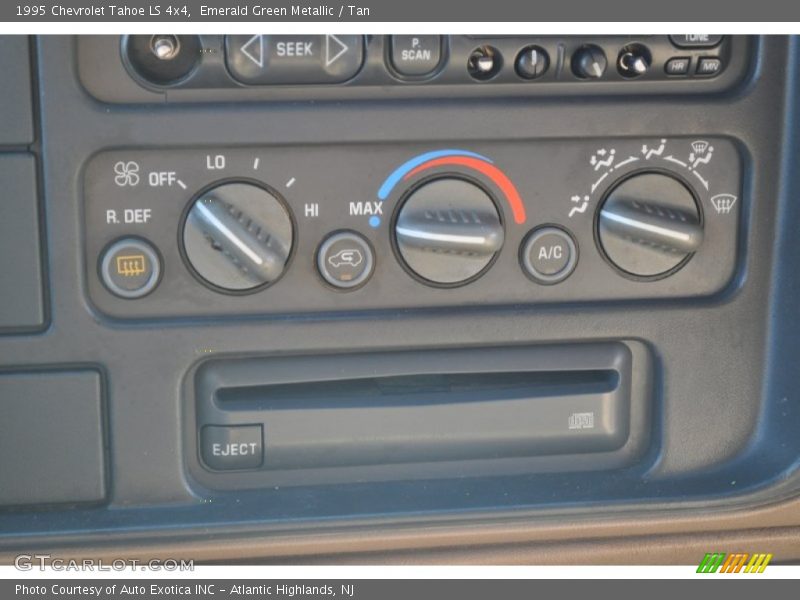 Emerald Green Metallic / Tan 1995 Chevrolet Tahoe LS 4x4