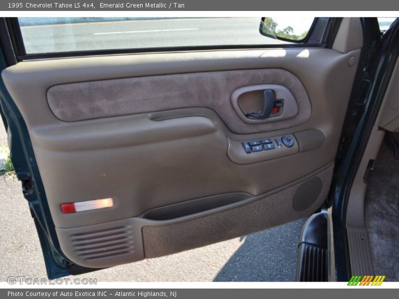 Emerald Green Metallic / Tan 1995 Chevrolet Tahoe LS 4x4
