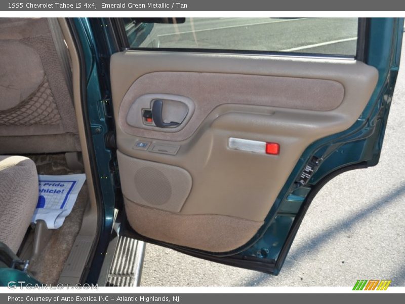 Emerald Green Metallic / Tan 1995 Chevrolet Tahoe LS 4x4