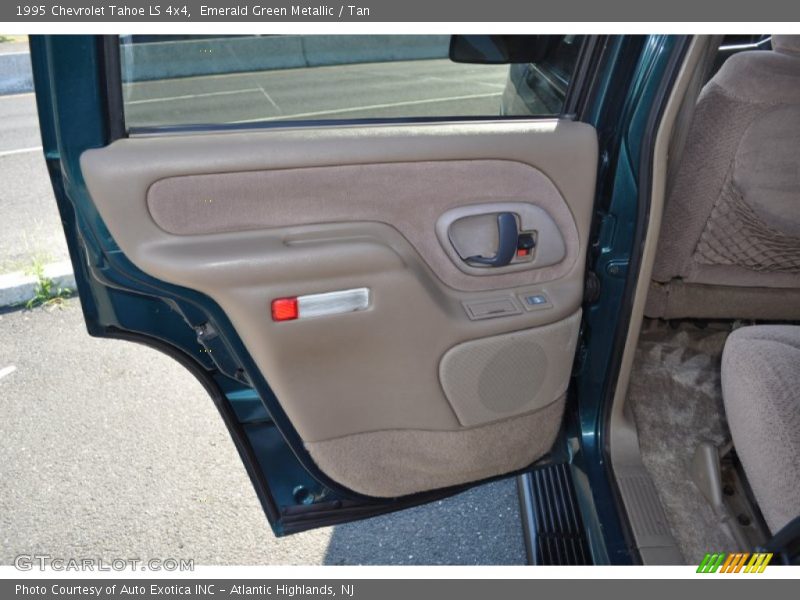 Emerald Green Metallic / Tan 1995 Chevrolet Tahoe LS 4x4