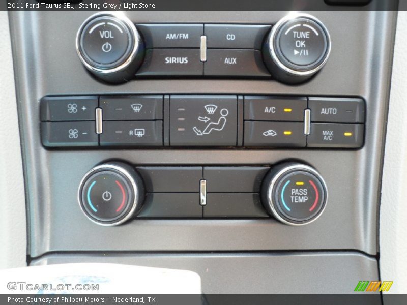 Sterling Grey / Light Stone 2011 Ford Taurus SEL