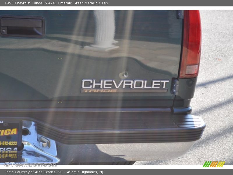 Emerald Green Metallic / Tan 1995 Chevrolet Tahoe LS 4x4