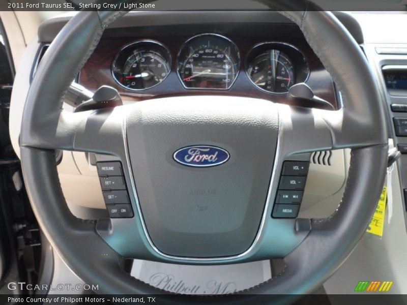 Sterling Grey / Light Stone 2011 Ford Taurus SEL