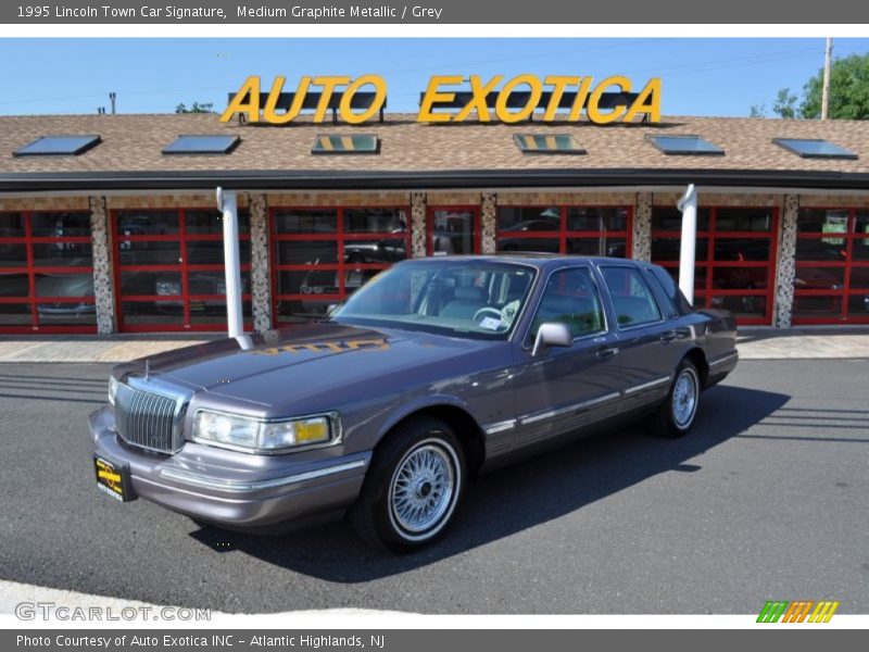 Medium Graphite Metallic / Grey 1995 Lincoln Town Car Signature
