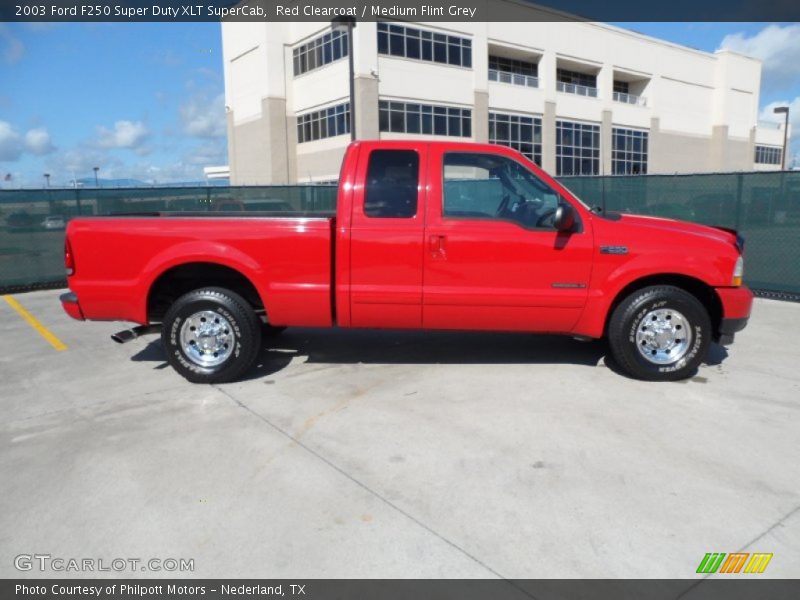  2003 F250 Super Duty XLT SuperCab Red Clearcoat