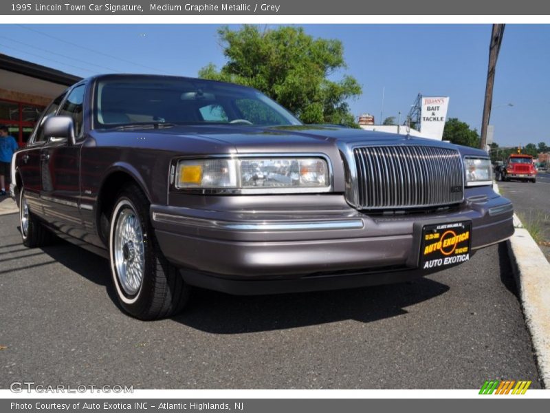 Medium Graphite Metallic / Grey 1995 Lincoln Town Car Signature