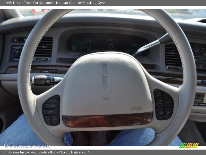 Medium Graphite Metallic / Grey 1995 Lincoln Town Car Signature