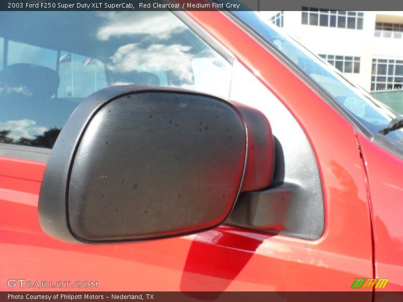 Red Clearcoat / Medium Flint Grey 2003 Ford F250 Super Duty XLT SuperCab