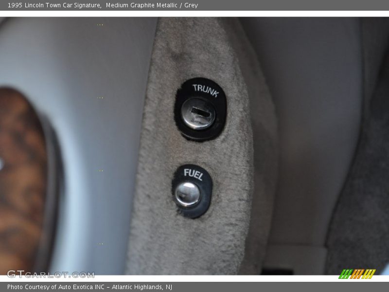 Medium Graphite Metallic / Grey 1995 Lincoln Town Car Signature