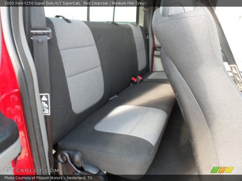  2003 F250 Super Duty XLT SuperCab Medium Flint Grey Interior