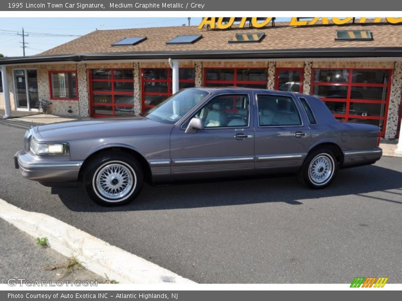 Medium Graphite Metallic / Grey 1995 Lincoln Town Car Signature