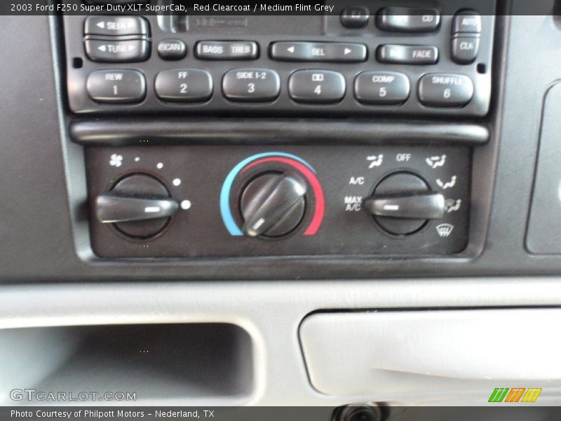 Controls of 2003 F250 Super Duty XLT SuperCab