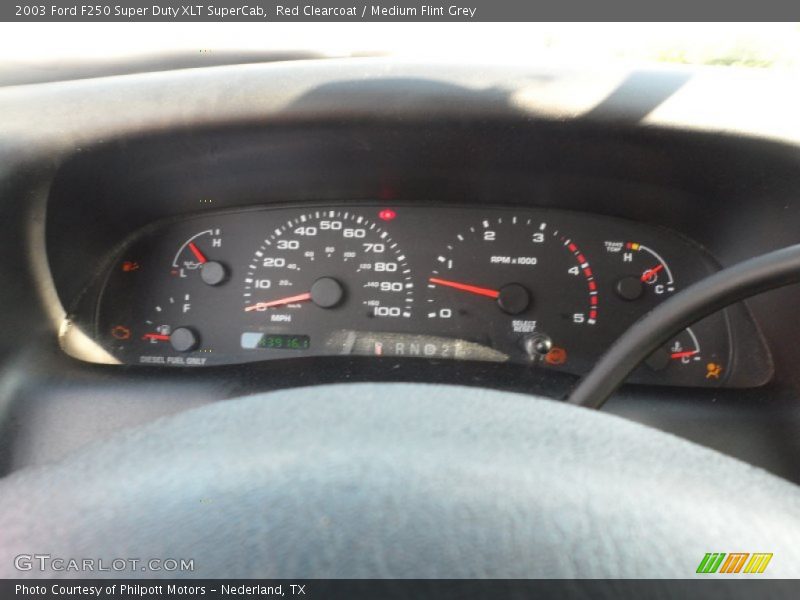  2003 F250 Super Duty XLT SuperCab XLT SuperCab Gauges