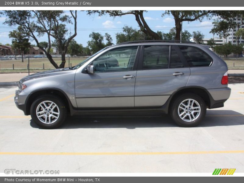 Sterling Grey Metallic / Grey 2004 BMW X5 3.0i