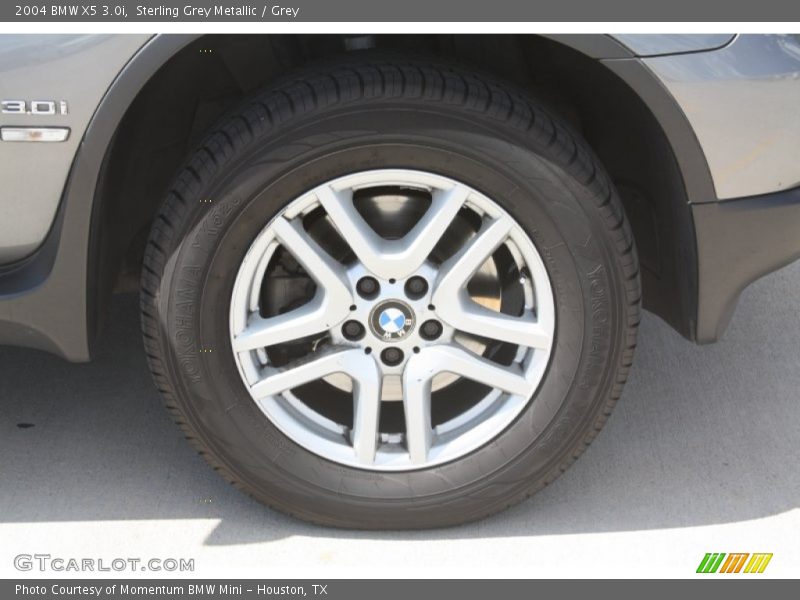 Sterling Grey Metallic / Grey 2004 BMW X5 3.0i