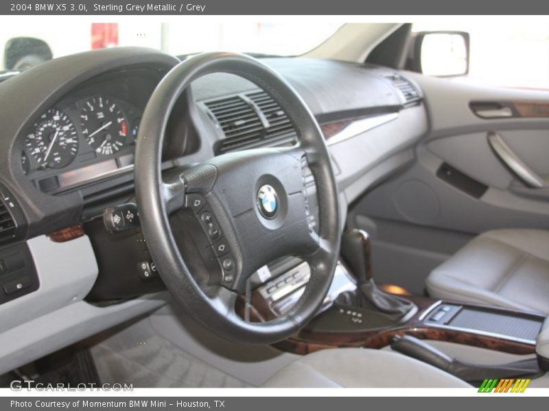 Sterling Grey Metallic / Grey 2004 BMW X5 3.0i